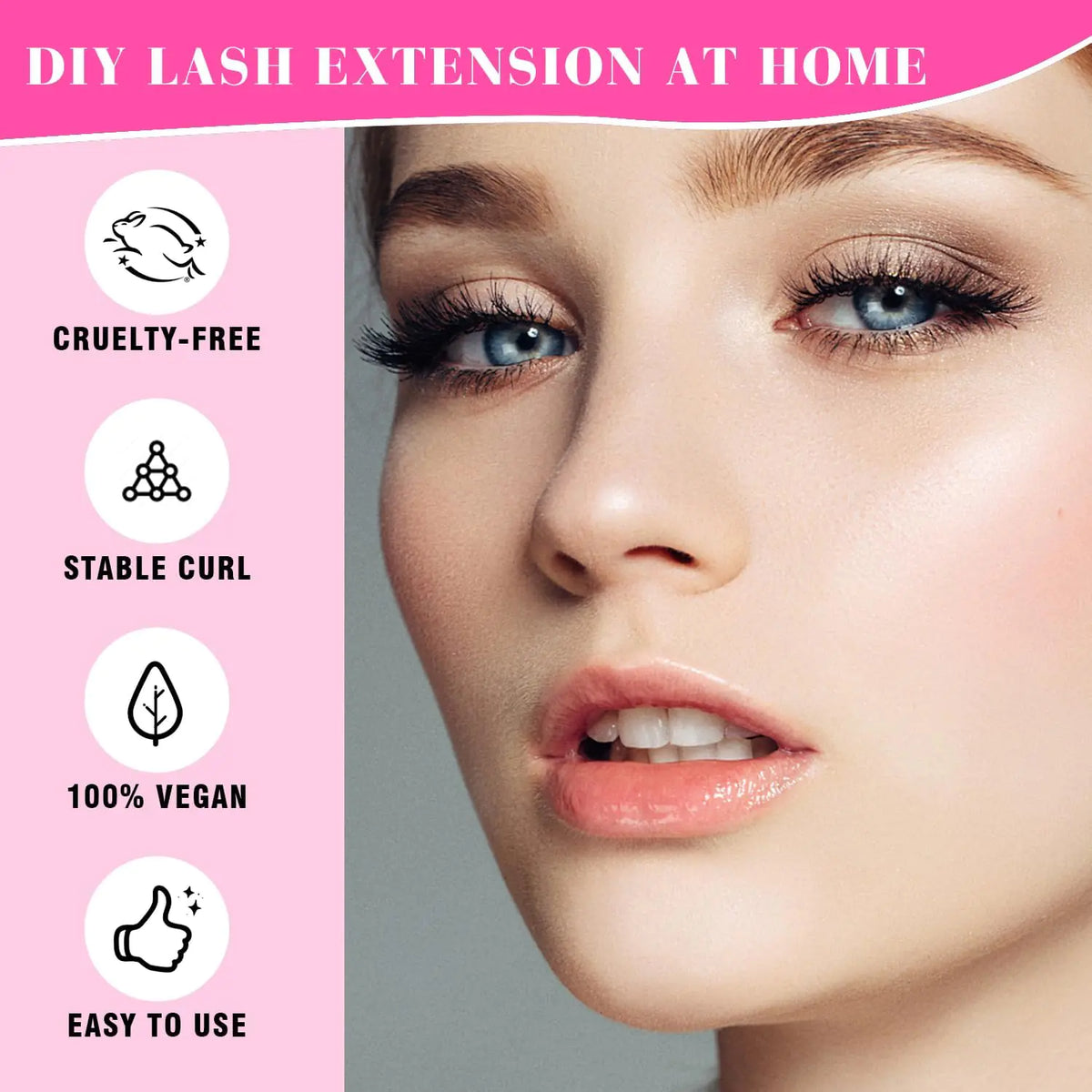 TDANCE Lash Clusters DIY Eyelash Extensions 280 Pcs 40D+50D Cluster Lashes C D Curl Individual Lashes Cluster Reusable Soft &amp; Comfortable DIY Lash Extensions at Home(40D+50D,C Curl,16-20mm) 40D+50D-Long-C