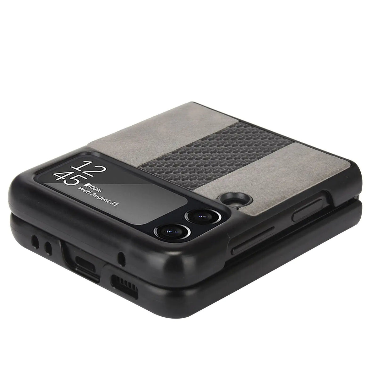 For Samsung Galaxy Z Flip 3 5G Slim Folding Leather Shockproof Phone Case Cover Rieworkes