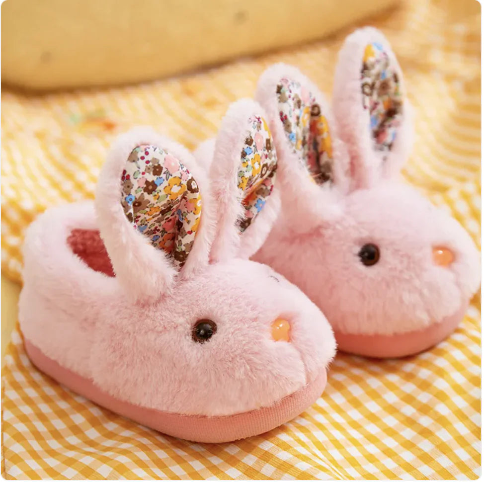 Cozy Fluffy Cotton Indoor Winter Shoes for Kids Rieworkes