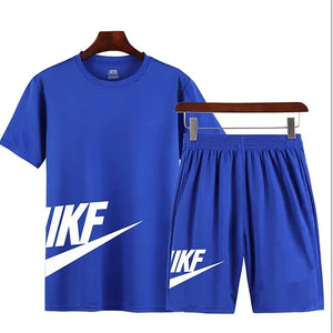 Luxury Men's T-Shirt and Shorts Set for Teens (2 Pieces)