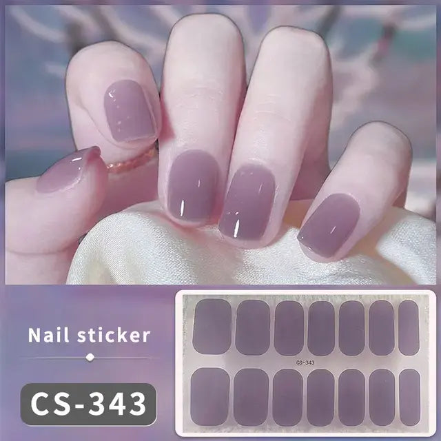 DIY Gel Nail Stickers Rieworkes
