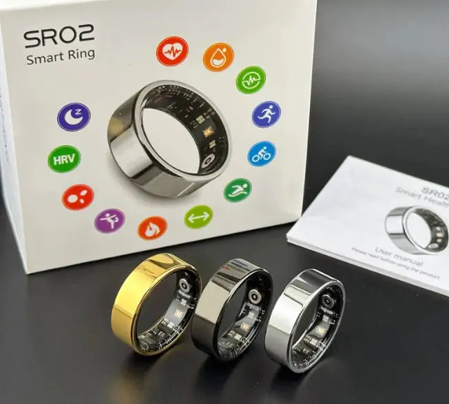 Heart Rate Blood Oxygen Monitoring Ring Rieworkes