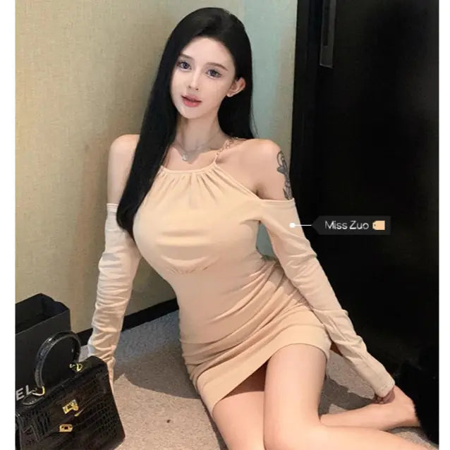 2020 Autumn New Women&#39;s Dress with Long Sleeves