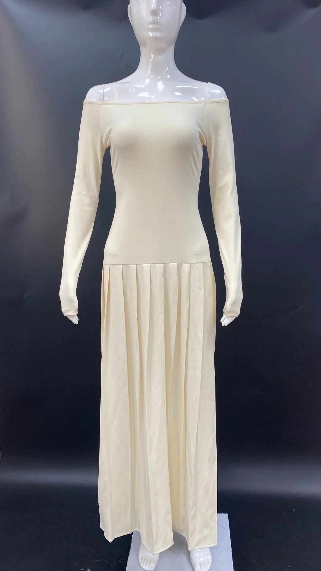 Elegant Retro Split Dress Mimarta