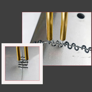 Hot Stapler Car Bumper Fender Fairing Welder Gun Plastic Repair Kit +600 Staples Rieworkes