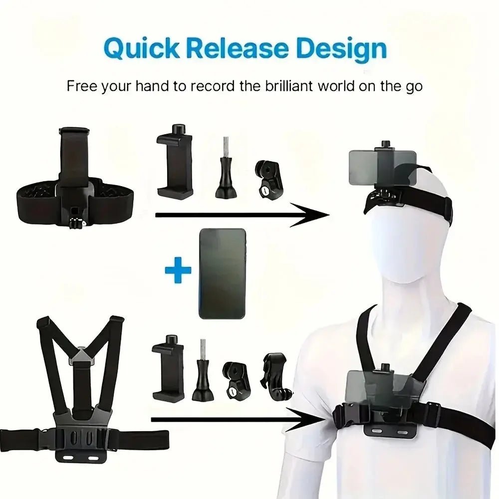 Action Camera Mount Kit - Rieworkes