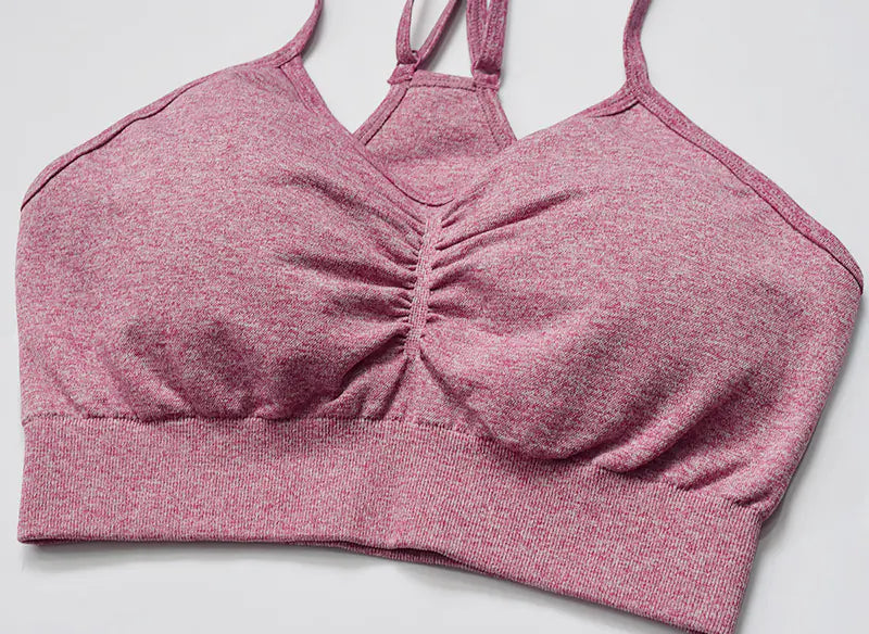 2020 New Cross-Border Yoga Outfit - Crop Top &amp; Bra