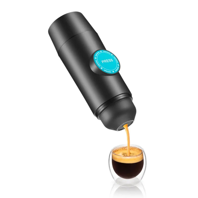 2 in 1 Capsule &amp; Ground Mini Espresso Portable Coffee Maker