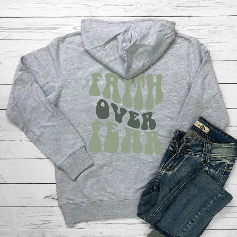 Faith Over Fear Hoodie Rieworkes