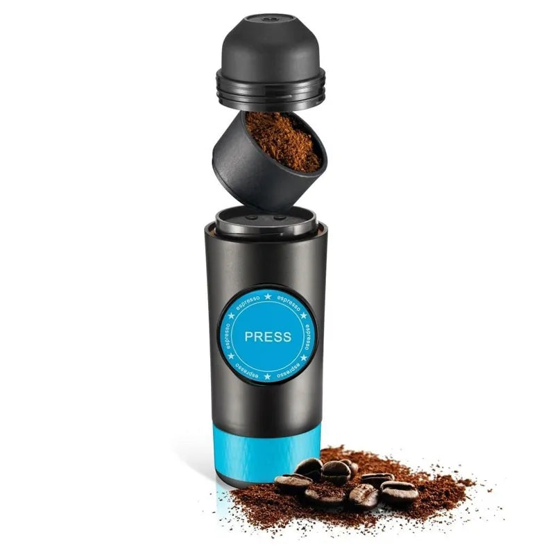 2 in 1 Capsule &amp; Ground Mini Espresso Portable Coffee Maker