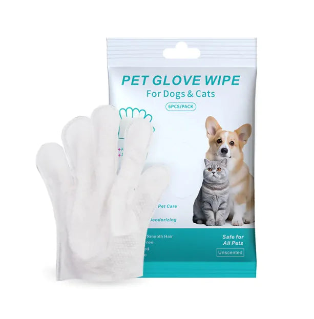 Pet Cleaning Gloves &amp; Wipes Mimarta
