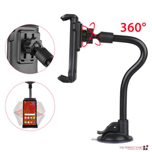 360° Universal Car Windshield Holder Desktop Mount For Cellphone Tablet iPad GPS Rieworkes