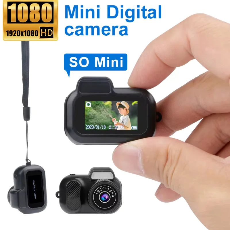 Compact 1080p HD Retro Mini Camera - Perfect Pocket-Sized Gift for Any Occasion! Mimarta