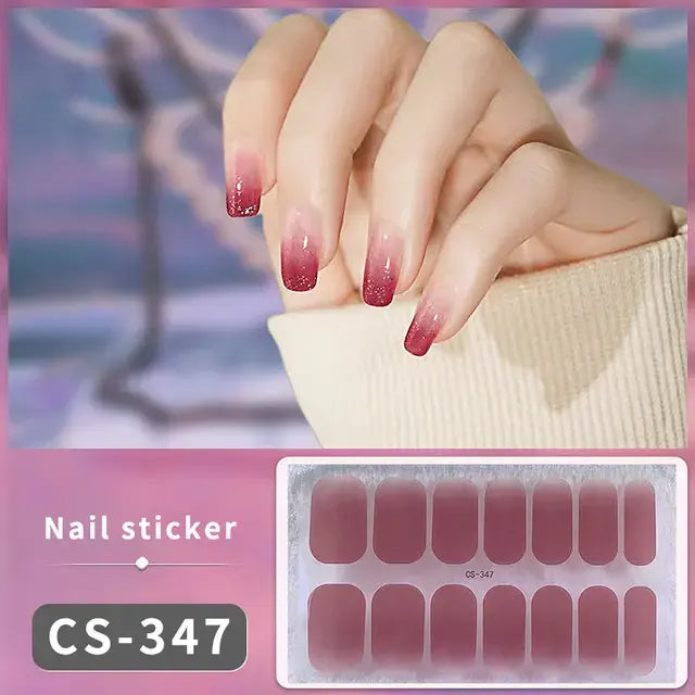 DIY Gel Nail Stickers Rieworkes