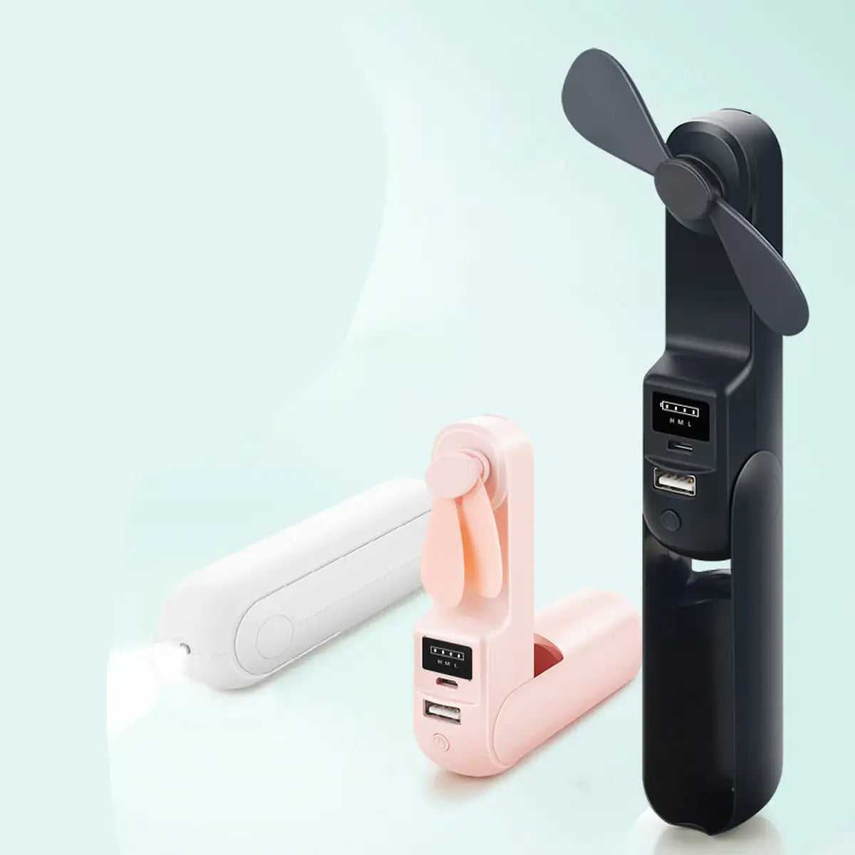 Trio 3 in 1 Light Fan And Charger For Your Phone Mimarta