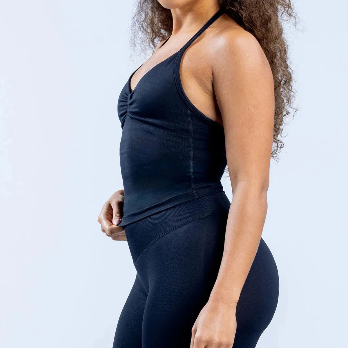 Matte Nylon Seamless Sports Vest Top Rieworkes