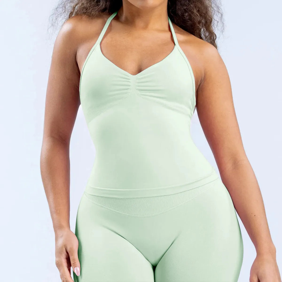 Matte Nylon Seamless Sports Vest Top Rieworkes