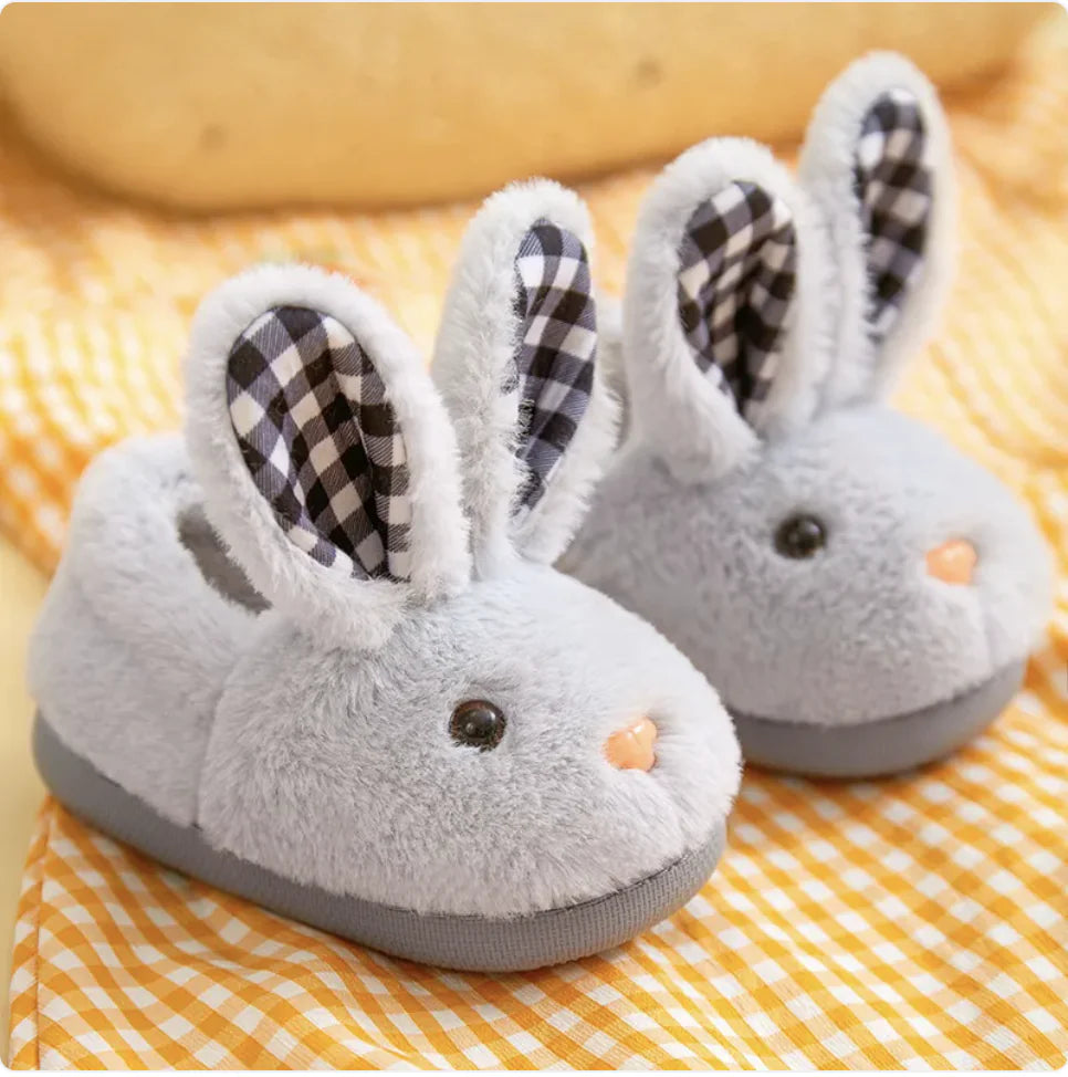 Cozy Fluffy Cotton Indoor Winter Shoes for Kids Rieworkes