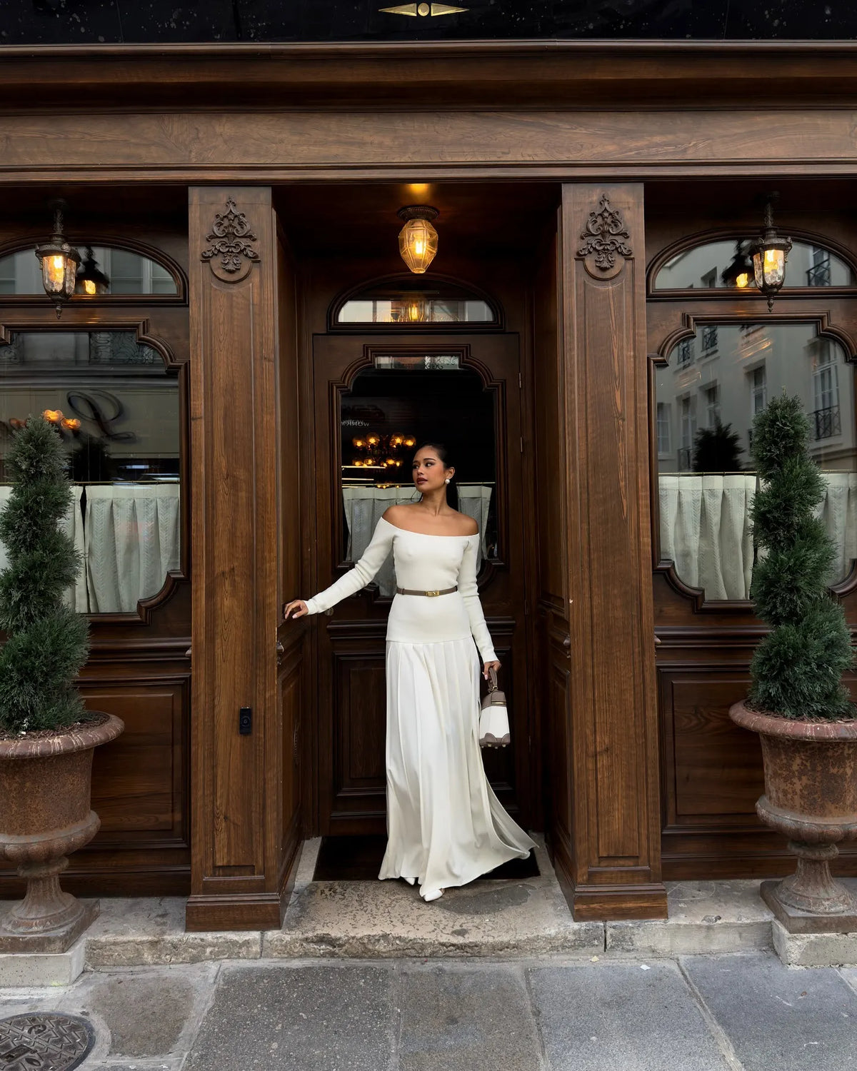 Elegant Retro Split Dress Mimarta