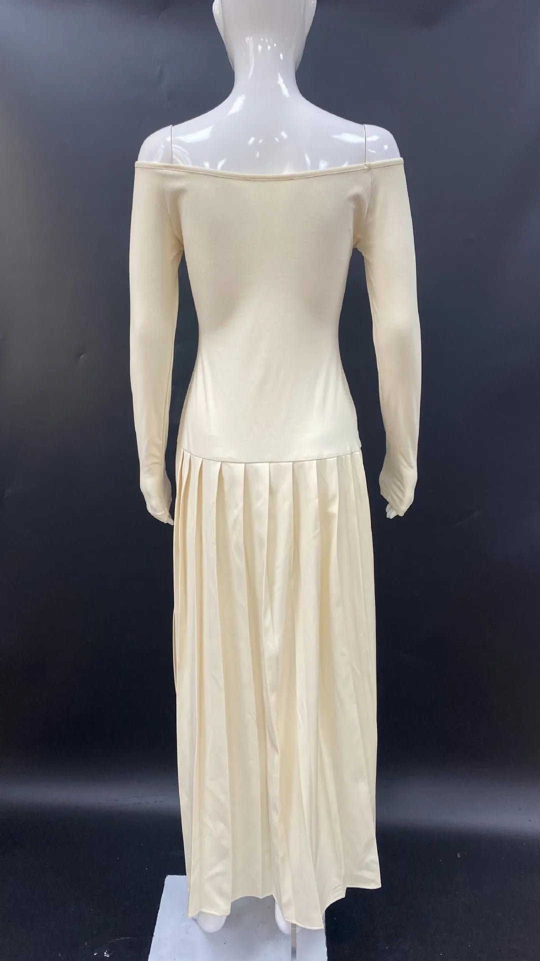 Elegant Retro Split Dress Mimarta