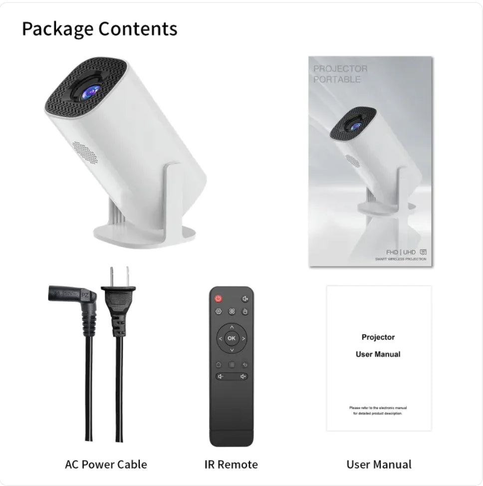 Portable 4K Household Projector Mimarta