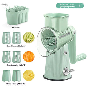 Multifunctional Hand Roller Vegetable Cutter & Shredder Rieworkes