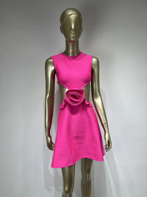 Applique Fashion Dress for Women's Party Wear