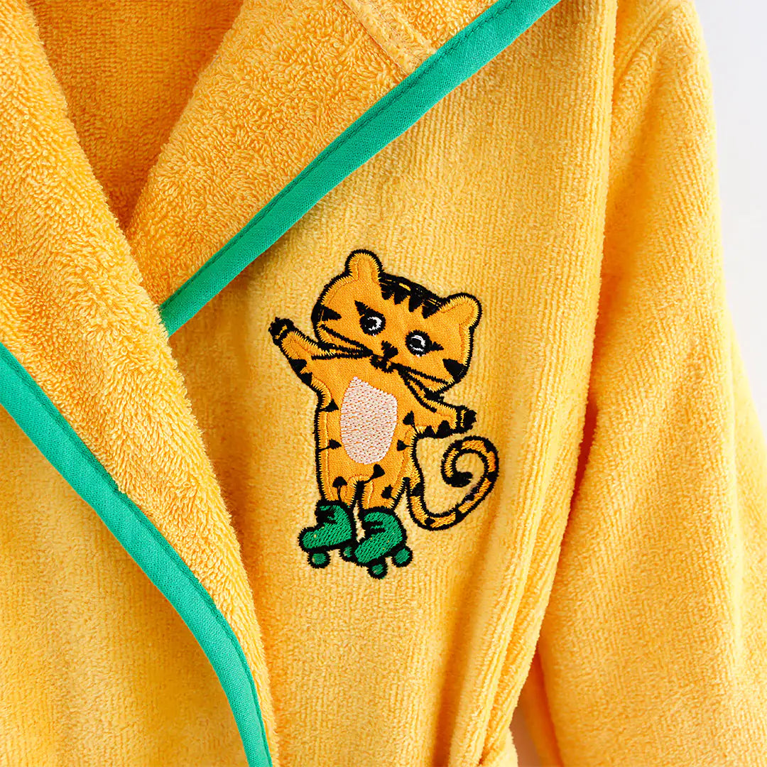 Milk&amp;Moo Skater Cheetah Kids Robe