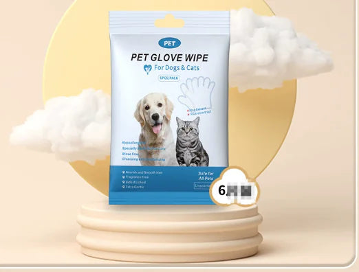 Pet Cleaning Gloves &amp; Wipes Mimarta