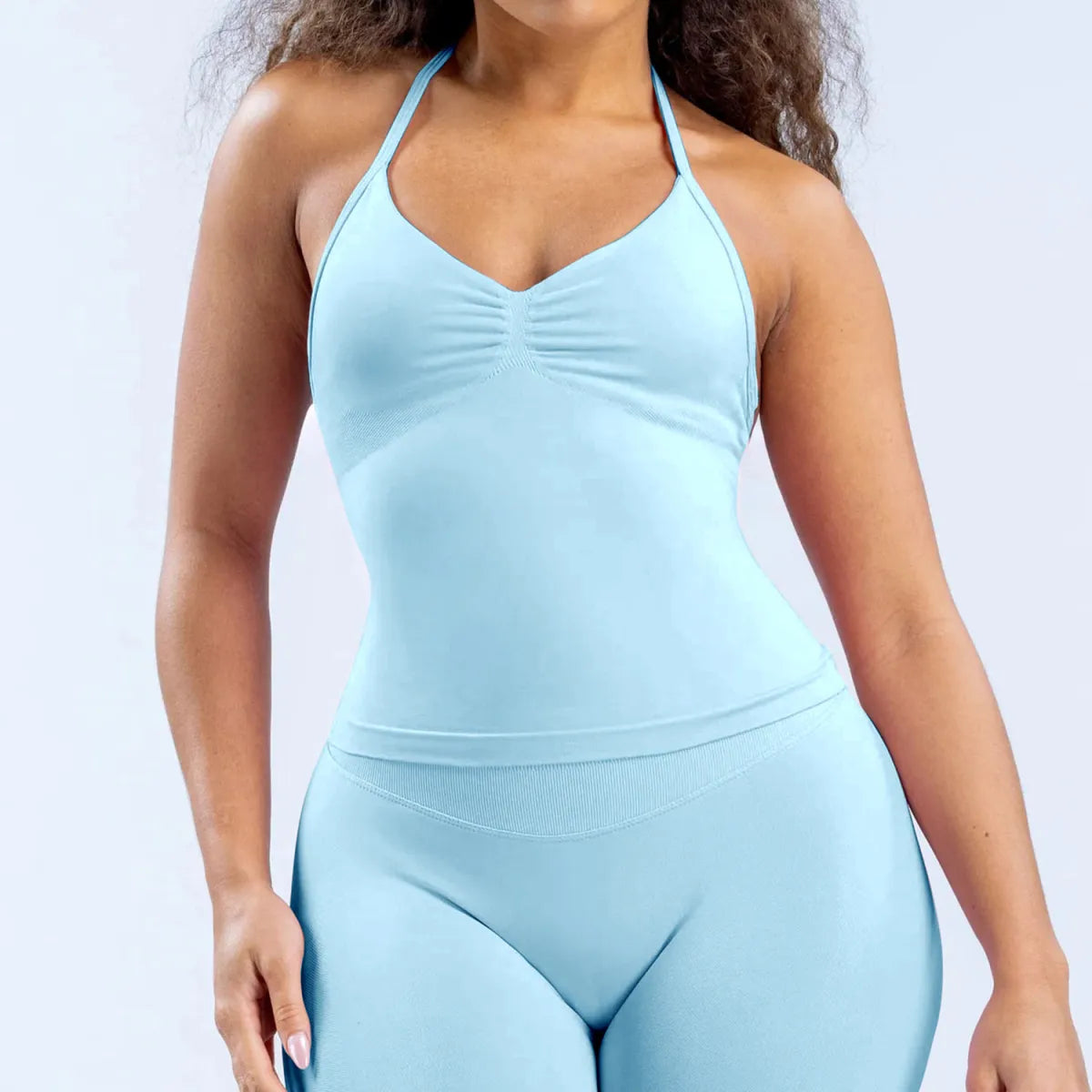 Matte Nylon Seamless Sports Vest Top Rieworkes