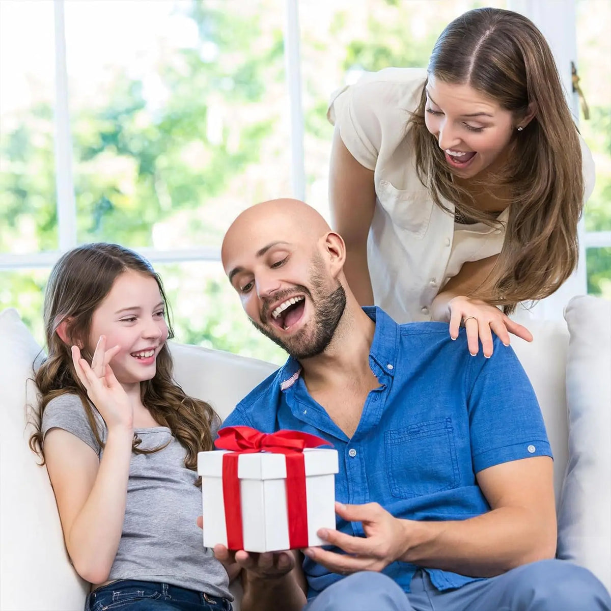 Detachable Head Shavers, SHPAVVER 5-in-1 Electric Razor IPX7 Waterproof for Bald Men, Wet/Dry LED Display Rechargeable 7D Rotary Shaver Grooming Kit with Type-C Charge (A) Brown