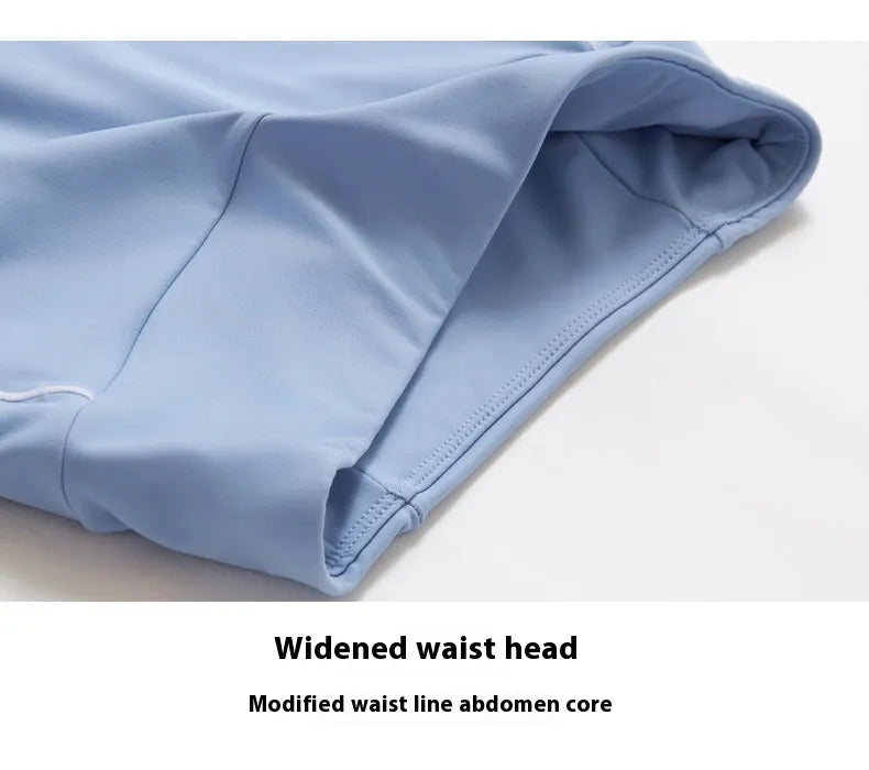 Spaghetti Strap Contrast Color Yoga Sports Suit