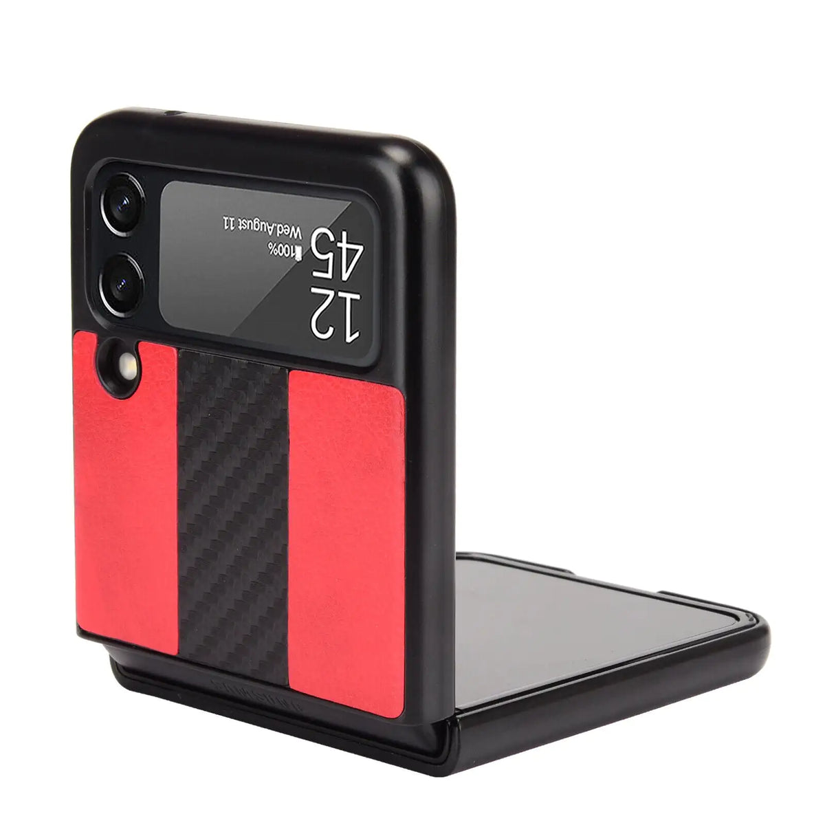 For Samsung Galaxy Z Flip 3 5G Slim Folding Leather Shockproof Phone Case Cover Rieworkes