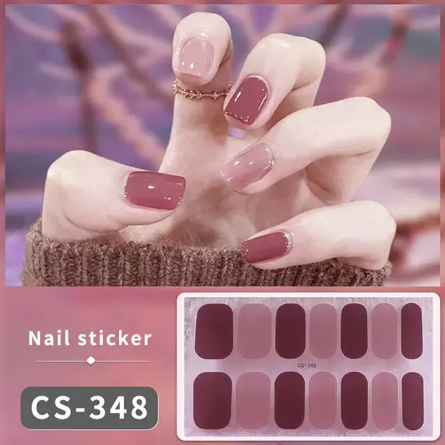 DIY Gel Nail Stickers Rieworkes