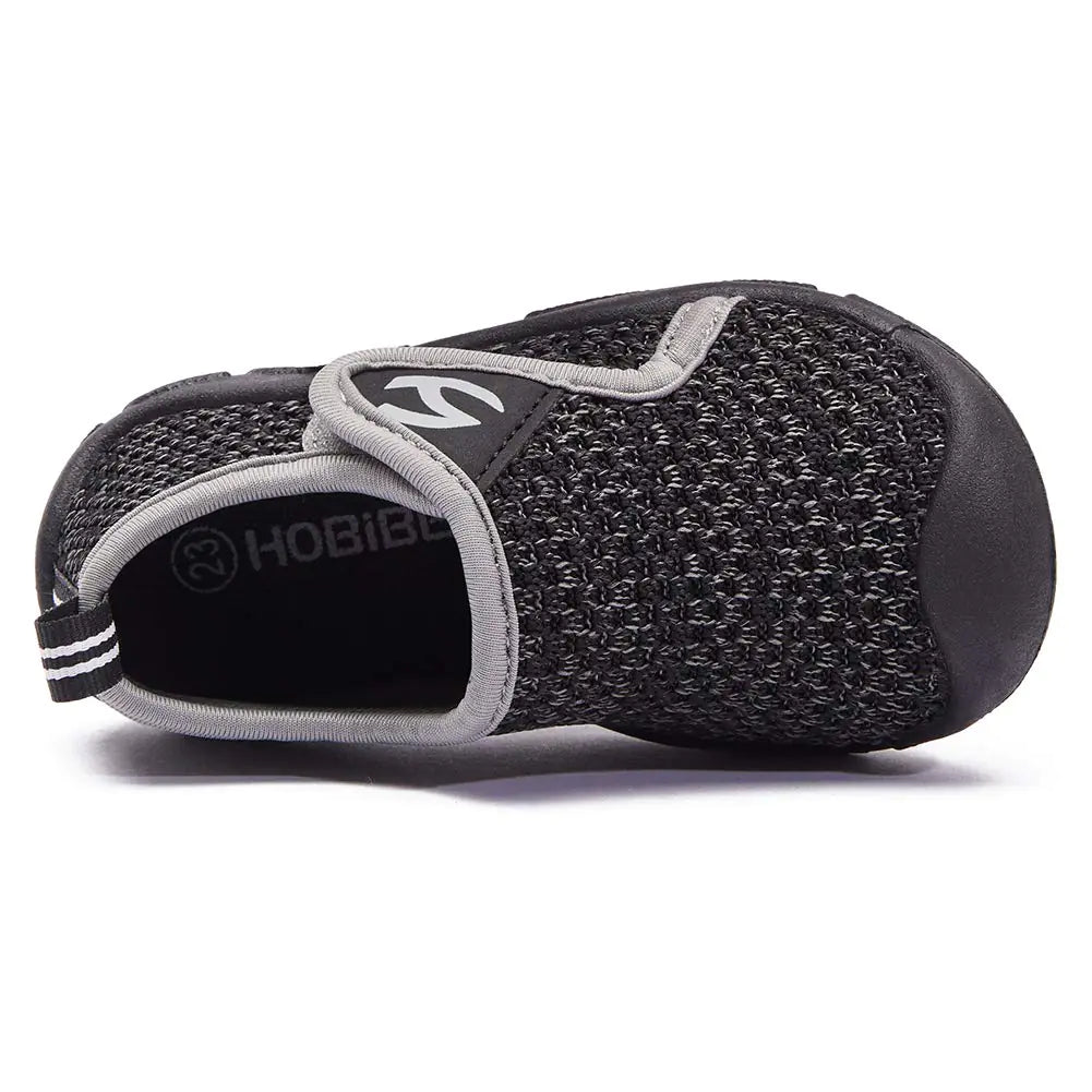 GUBARUN Toddler Boys Girls Sneakers Kids Lightweight Tennis Shoes Breathable 11 Little Kid Black/Grey Rieworkes