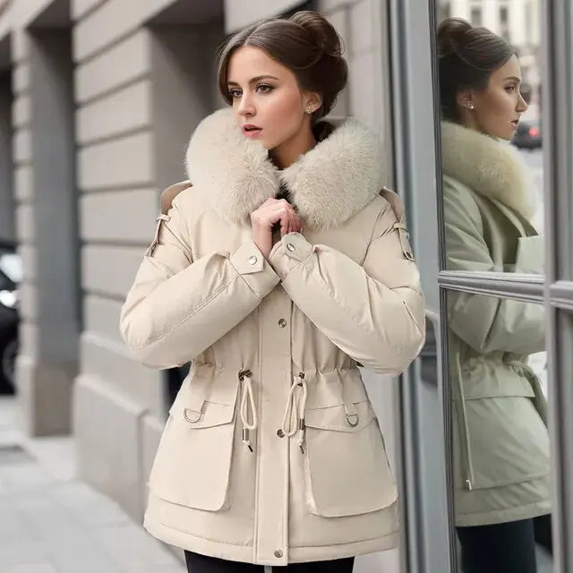 Winter Jacket Women Parka Fashion Rieworkes