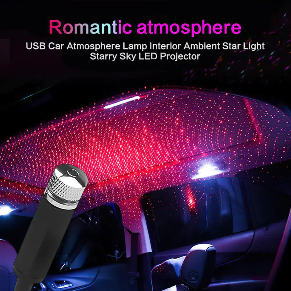 Mini LED Car Night Light Roof Projector Rieworkes