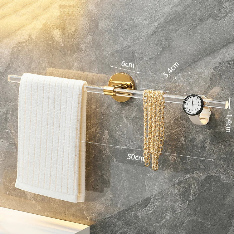Towel Bar Roll Tissue Paper Holder